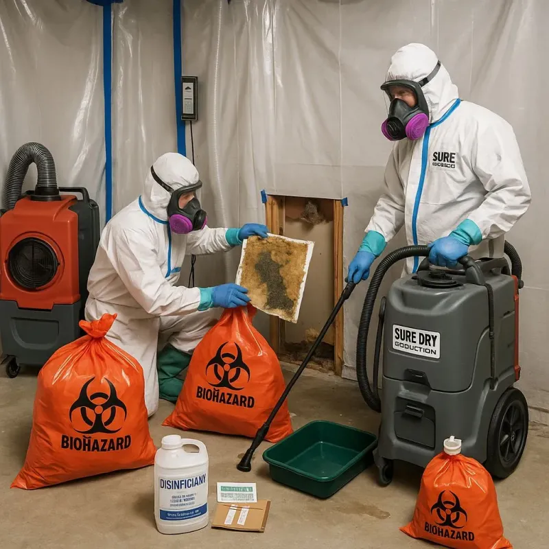 Contaminated Water Handling Protocols process in Boling, TX