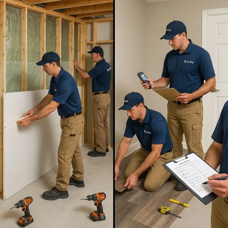 Repairs and Reconstruction process in Boling, TX